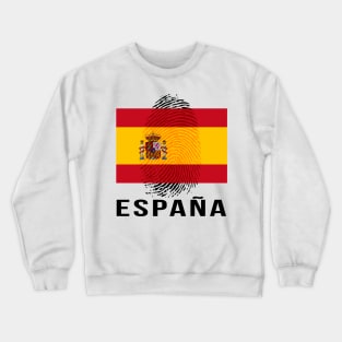 Spain Flag Soccer DNA Crewneck Sweatshirt